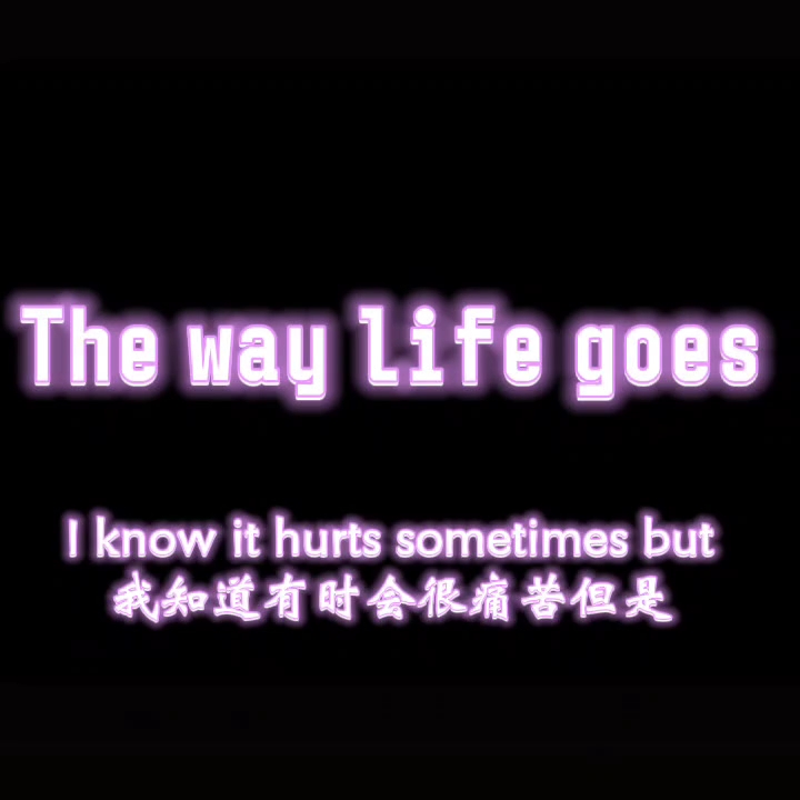 [图]The way life goes 慢放0.8×