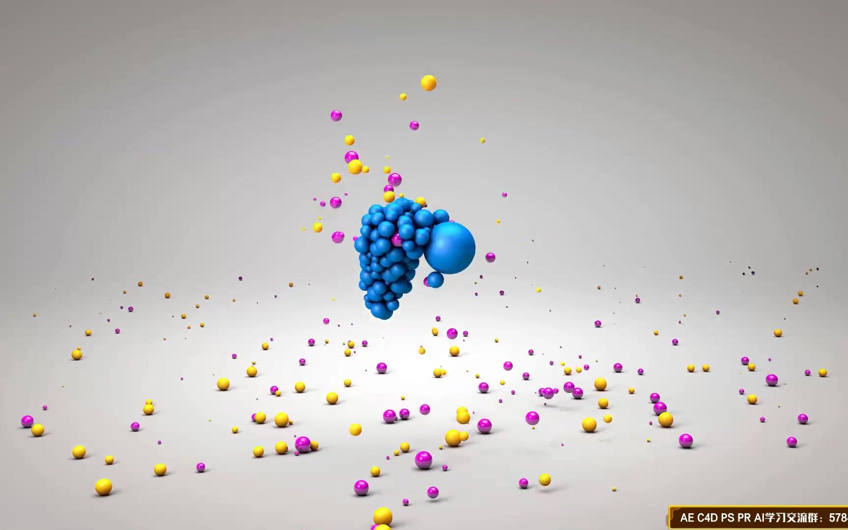 c4d作品教程运动图形案例展示