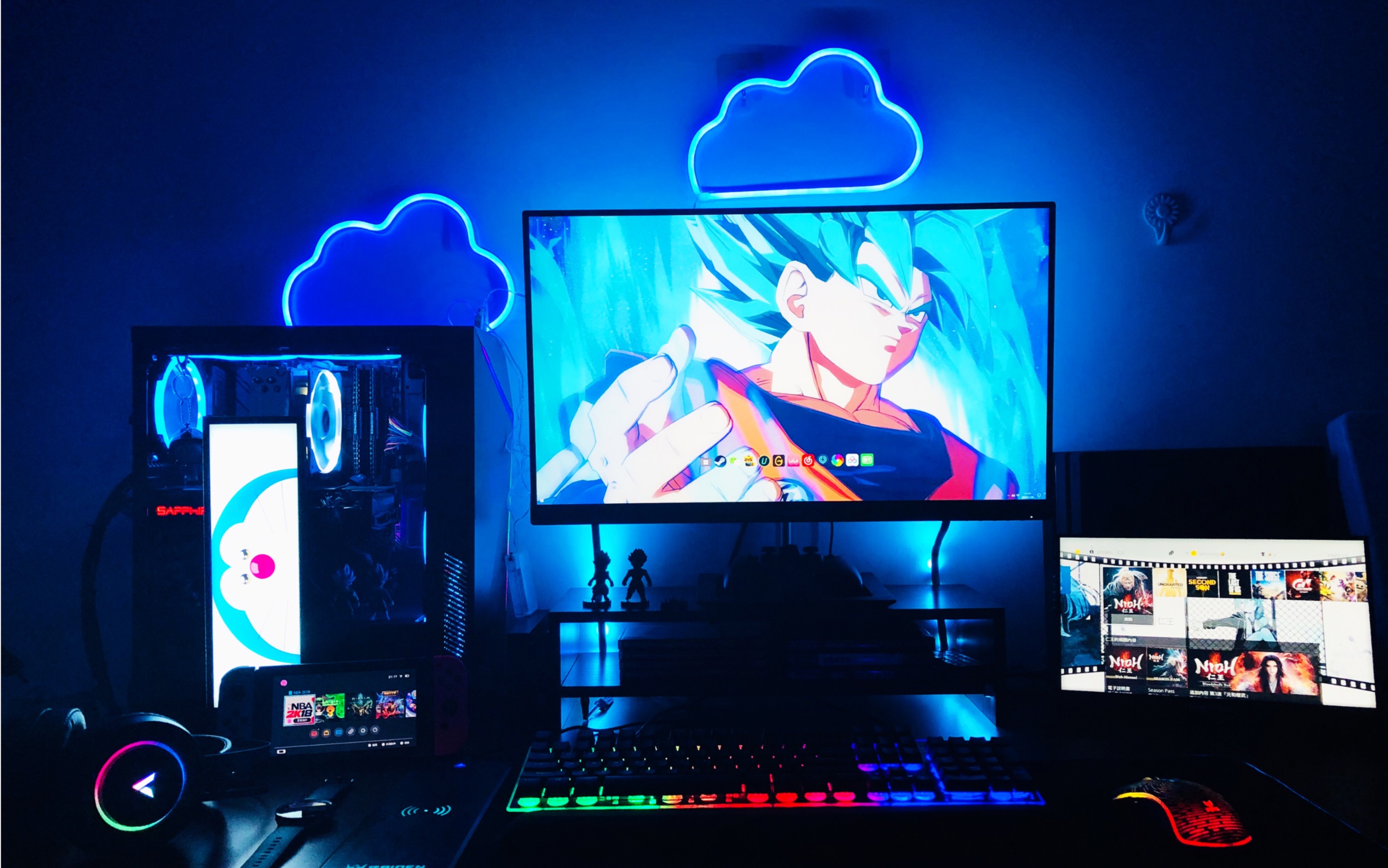 出租屋电竞房桌面美化 2.