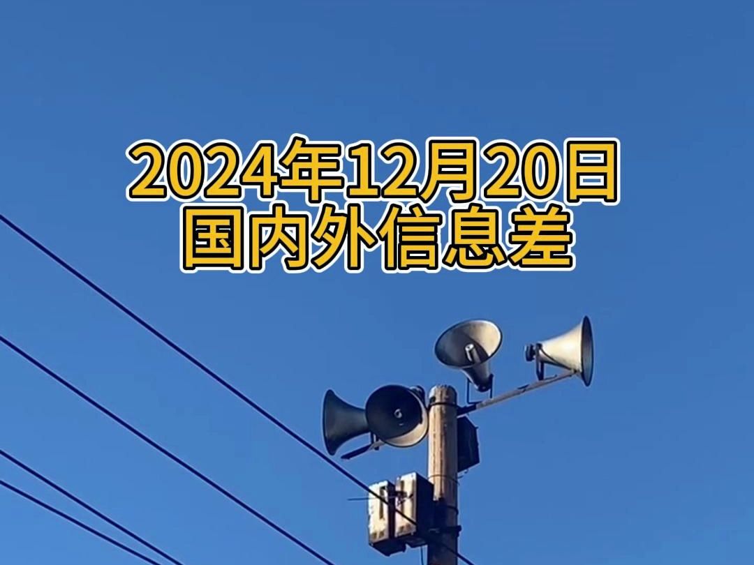 2024年12月20日信息差哔哩哔哩bilibili