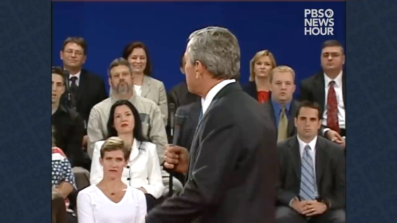 [图]Bush vs. Kerry: The second 2004 presidential debate