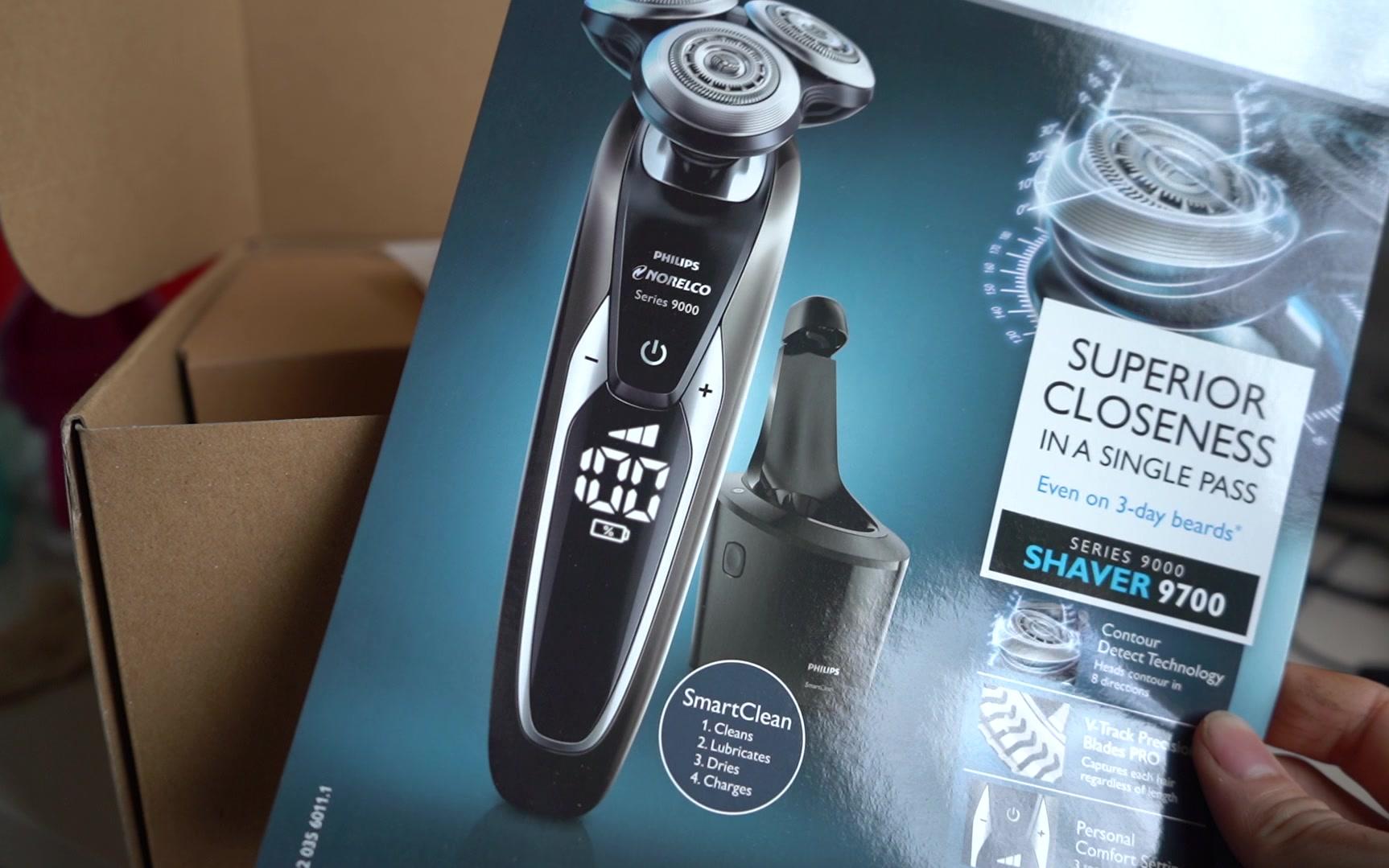 【开盒子飞利浦剃须刀】Philips Norelco Electric Shaver 9700 飞利浦臻锋系列 男士剃须刀 体验心得哔哩哔哩bilibili