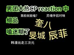 【男团大热cp reaction 中】嗑得我晕头转向了啊啊啊 就是不知道有没有品对味