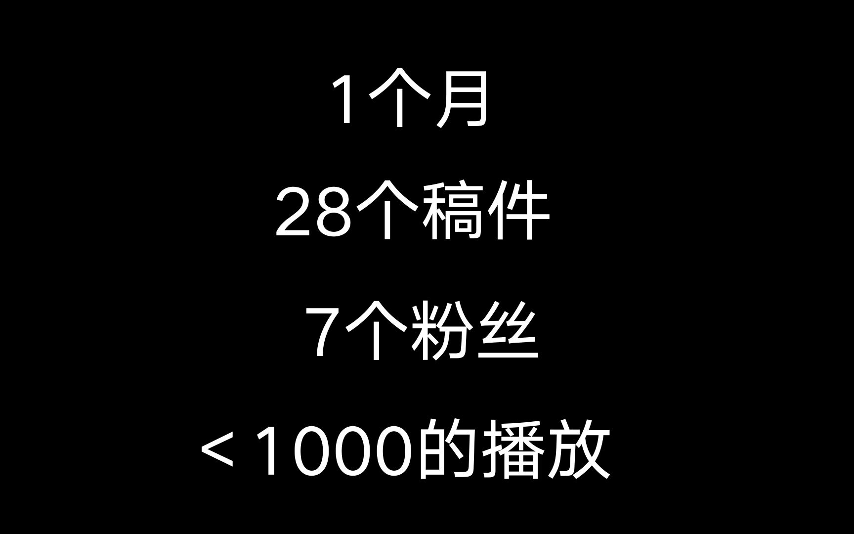 一个新人up主的自白:坚持,是以“年”为单位的……哔哩哔哩bilibili