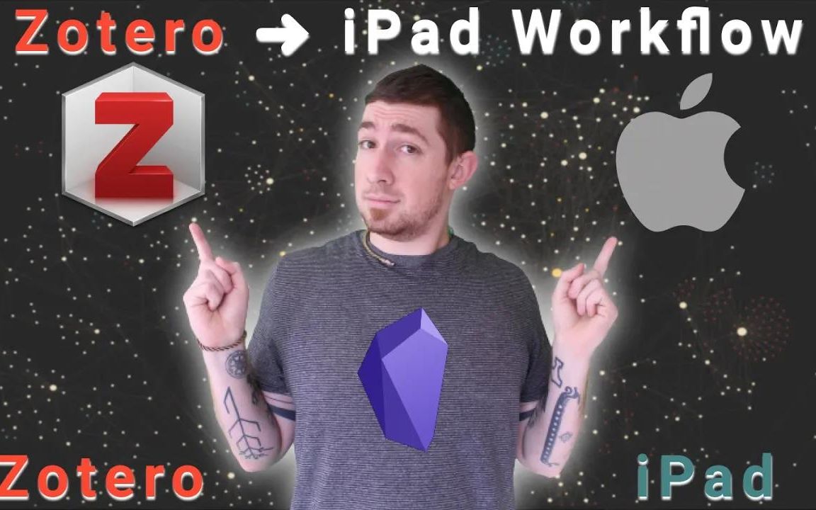 中文字幕在ipad中使用Zotero实现Zettelkasten笔记 哔哩哔哩