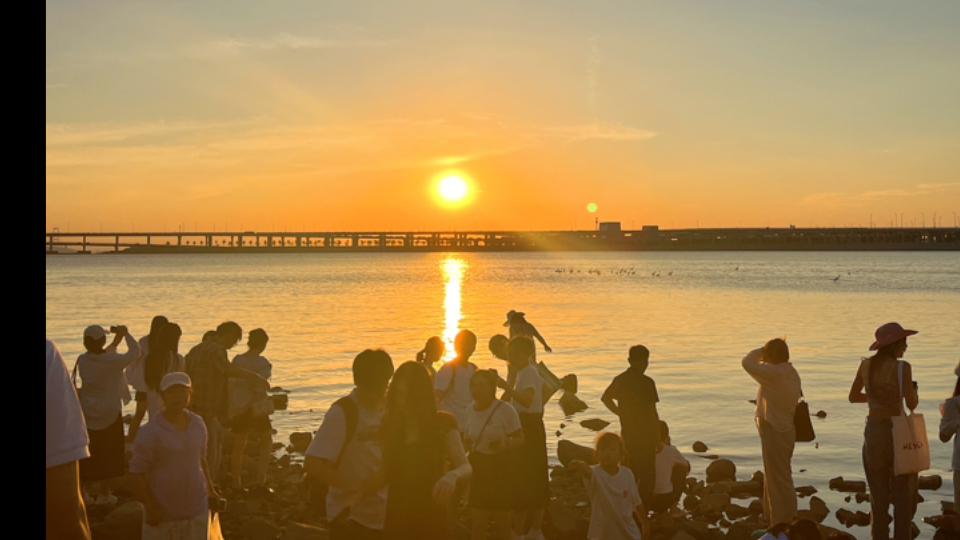 [图]深圳宝安西湾红树林公园～海边日落