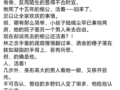 《权臣小叔子兼祧两房,亡夫现身了》林之念陆缉尘.txt小说完整版哔哩哔哩bilibili