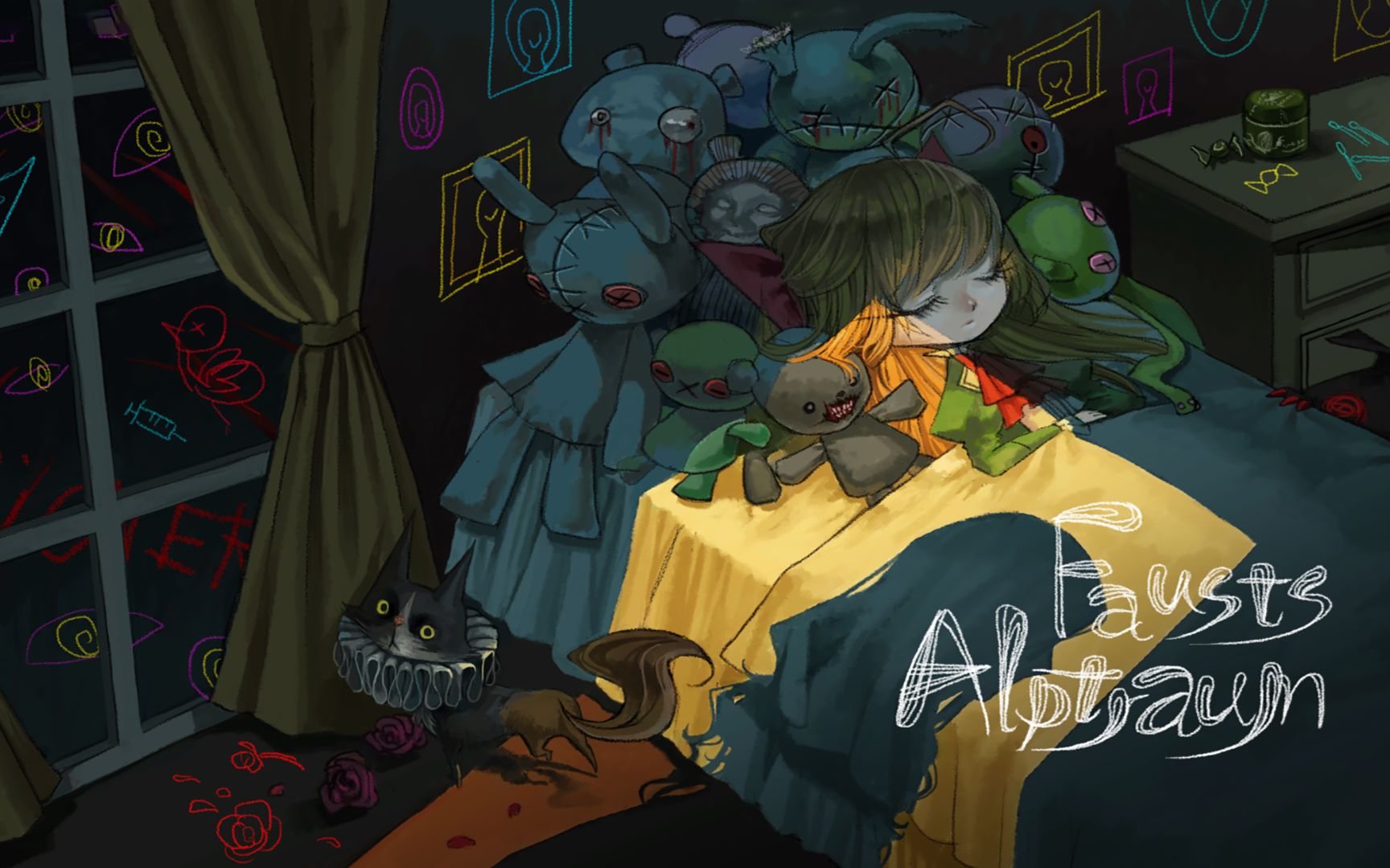 活动作品恐怖解谜浮士德的噩梦全结局通关流程解说