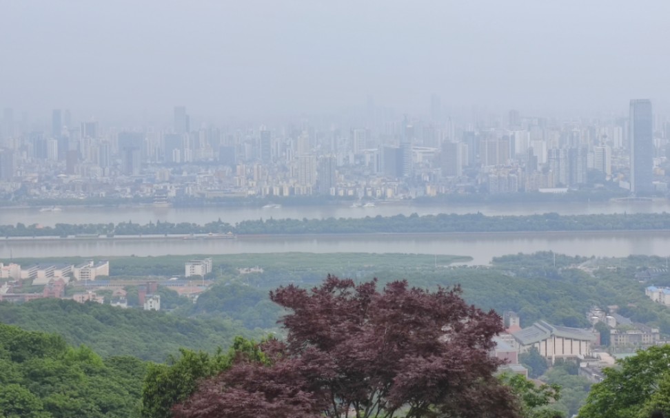 岳麓山山顶风景图片