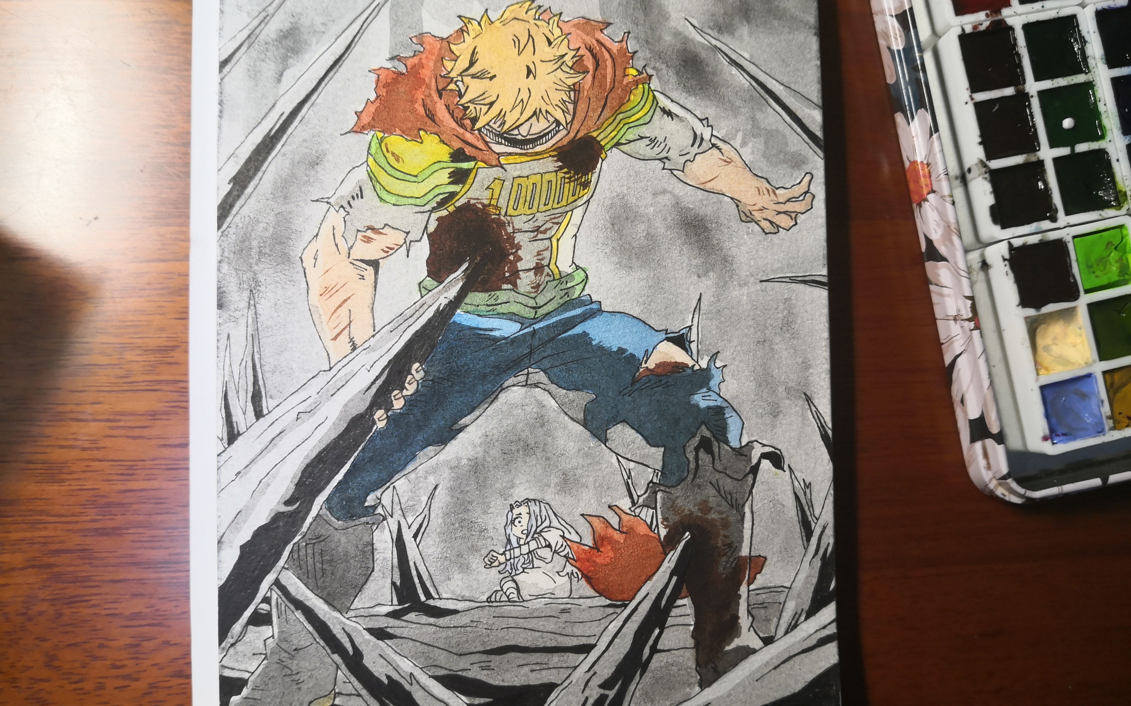 【水彩】我的英雄学院——通行百万