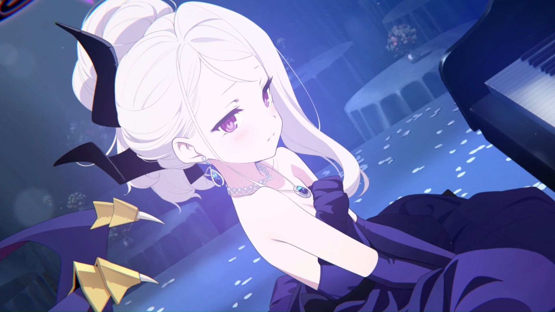 【蔚蓝档案】日服-空崎日奈(礼服)live2d记忆大厅