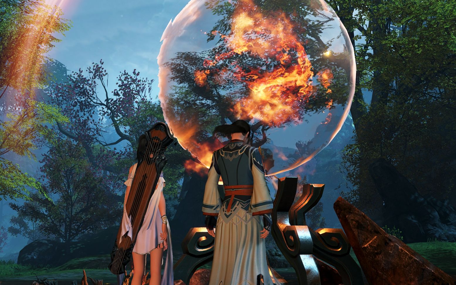 古剑ol 江流 困难 妙法奶 一二三各个boss 打法 详细流程_哔哩哔哩