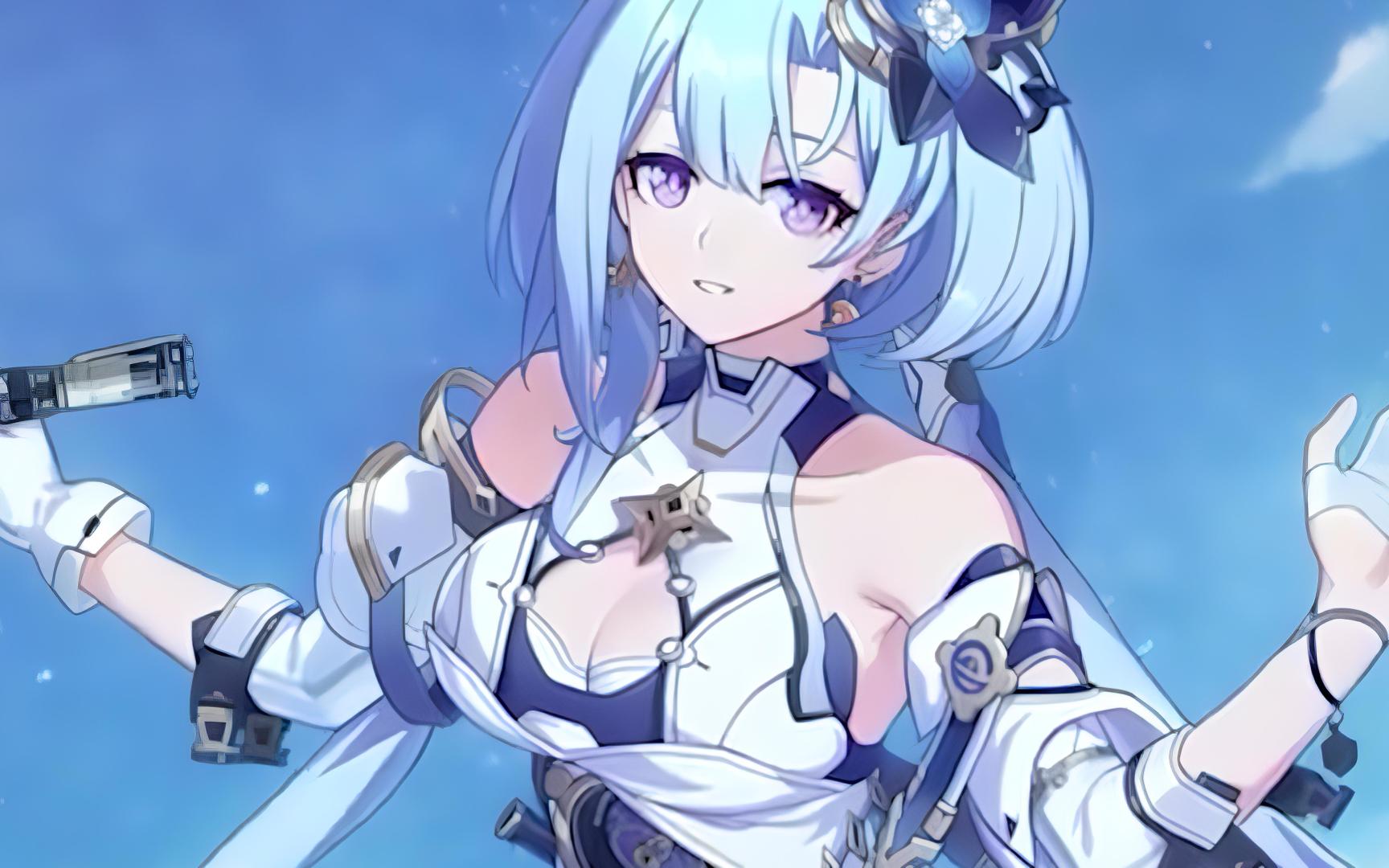 崩坏3!测试服v3~大格蕾修加载动画~绘星之卷动态cg,4k~无水印!