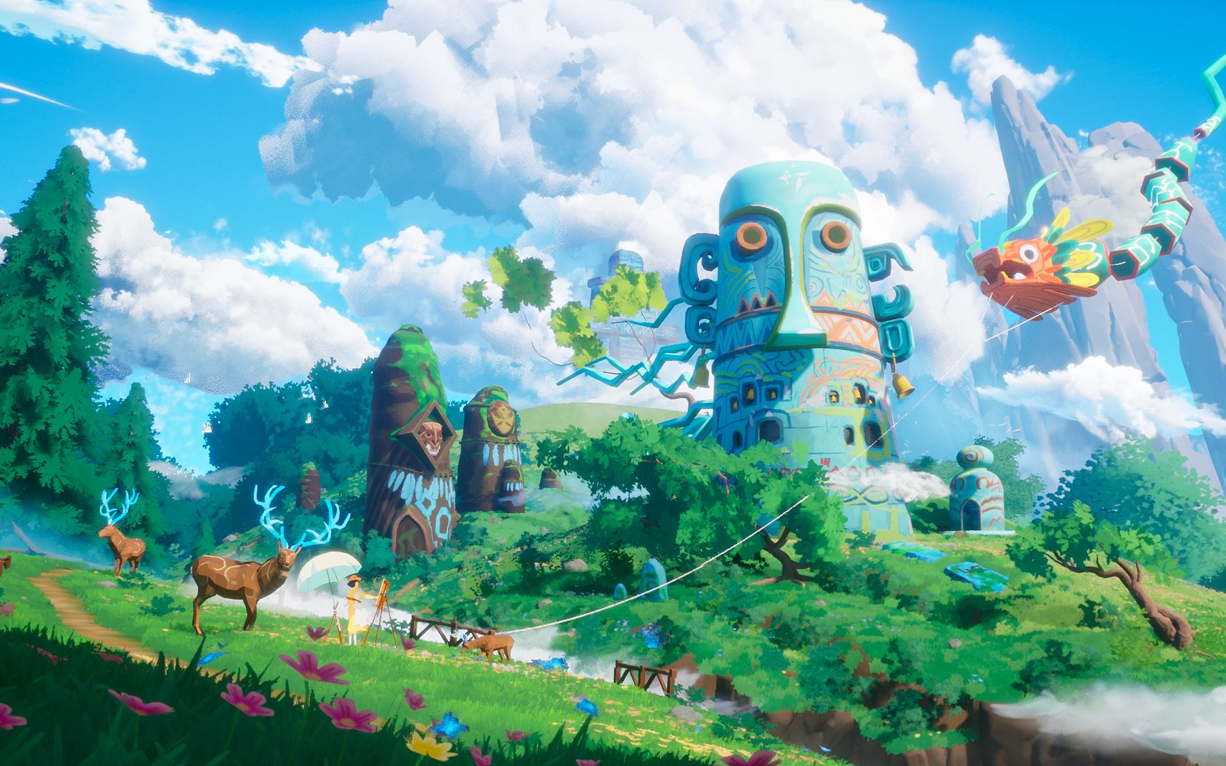 【虚幻5】ue5风格化场景练习《流星原之上》