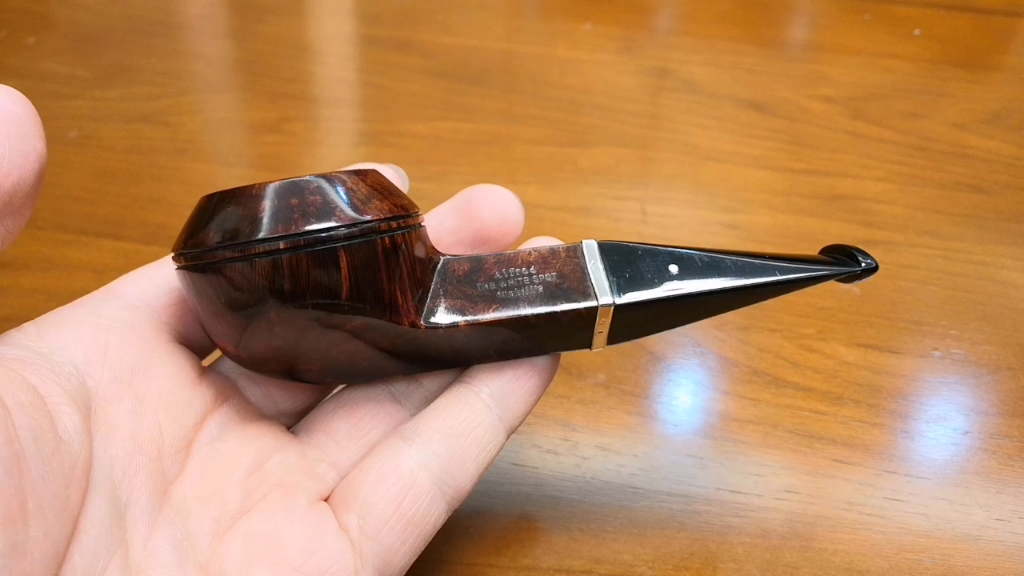 英国登喜路烟斗dunhill amber root 4117银 经典英式琥珀根双腰线牛头