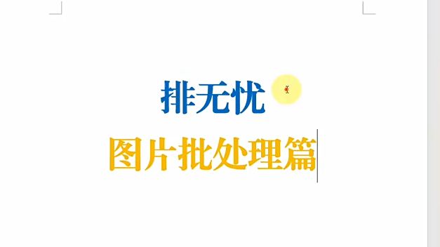 【排无忧】 如何高效批处理标书图片?看这里!哔哩哔哩bilibili