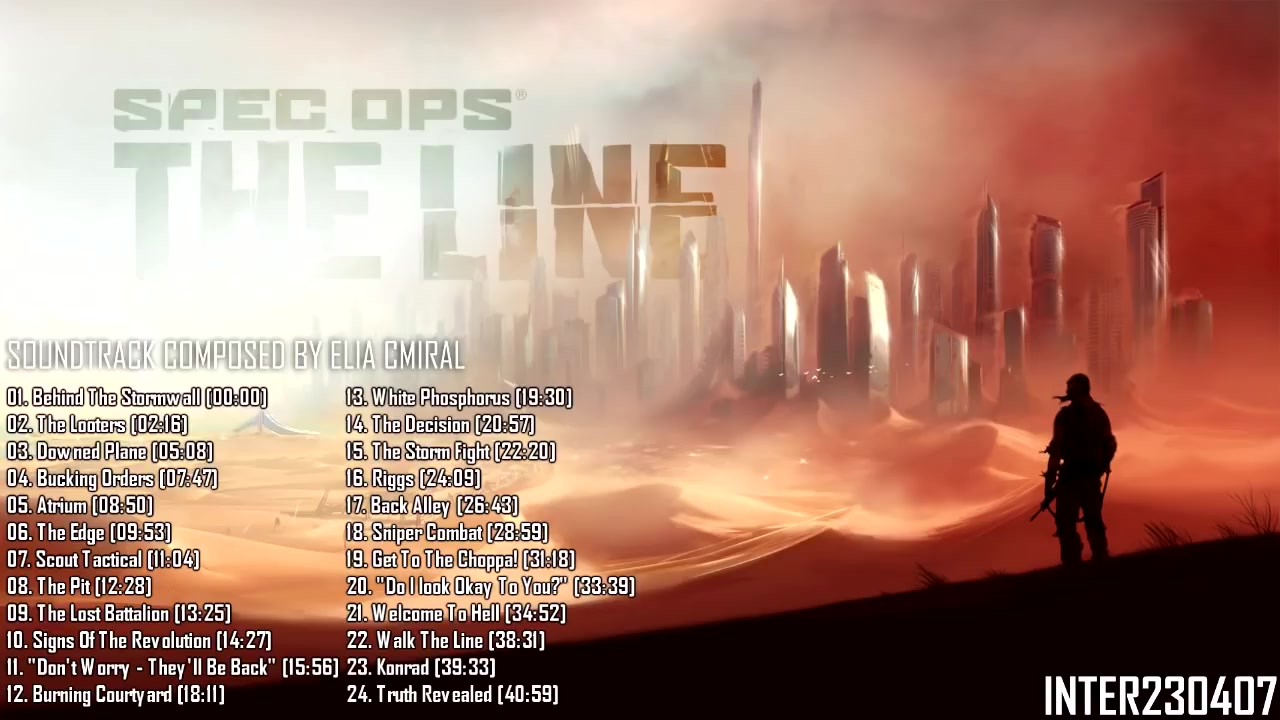 [图]特殊行动：一线生机 原声大碟 Spec Ops:The Line - Full Original Soundtrack