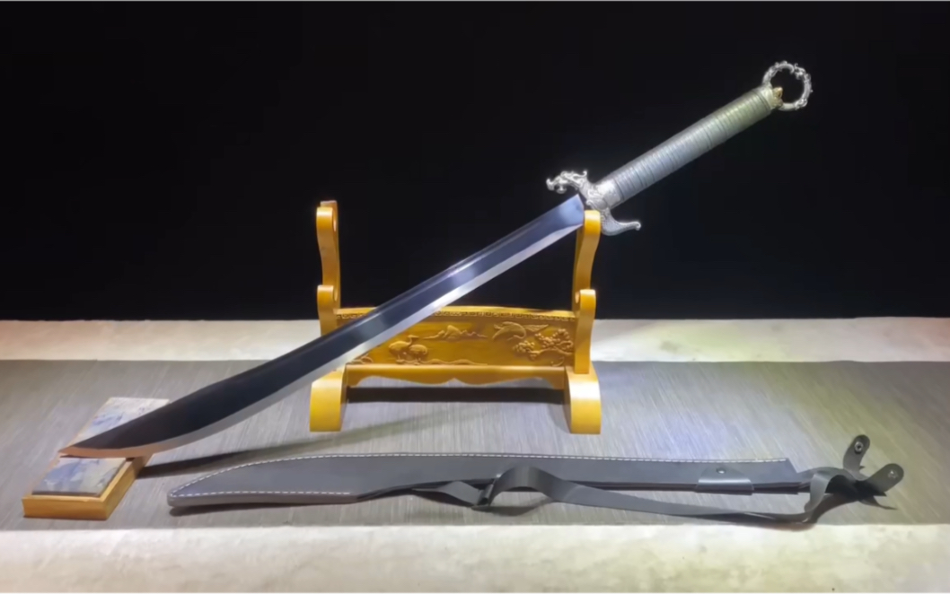 锰钢发黑一体高性能牛尾刀斩马刀开山刀