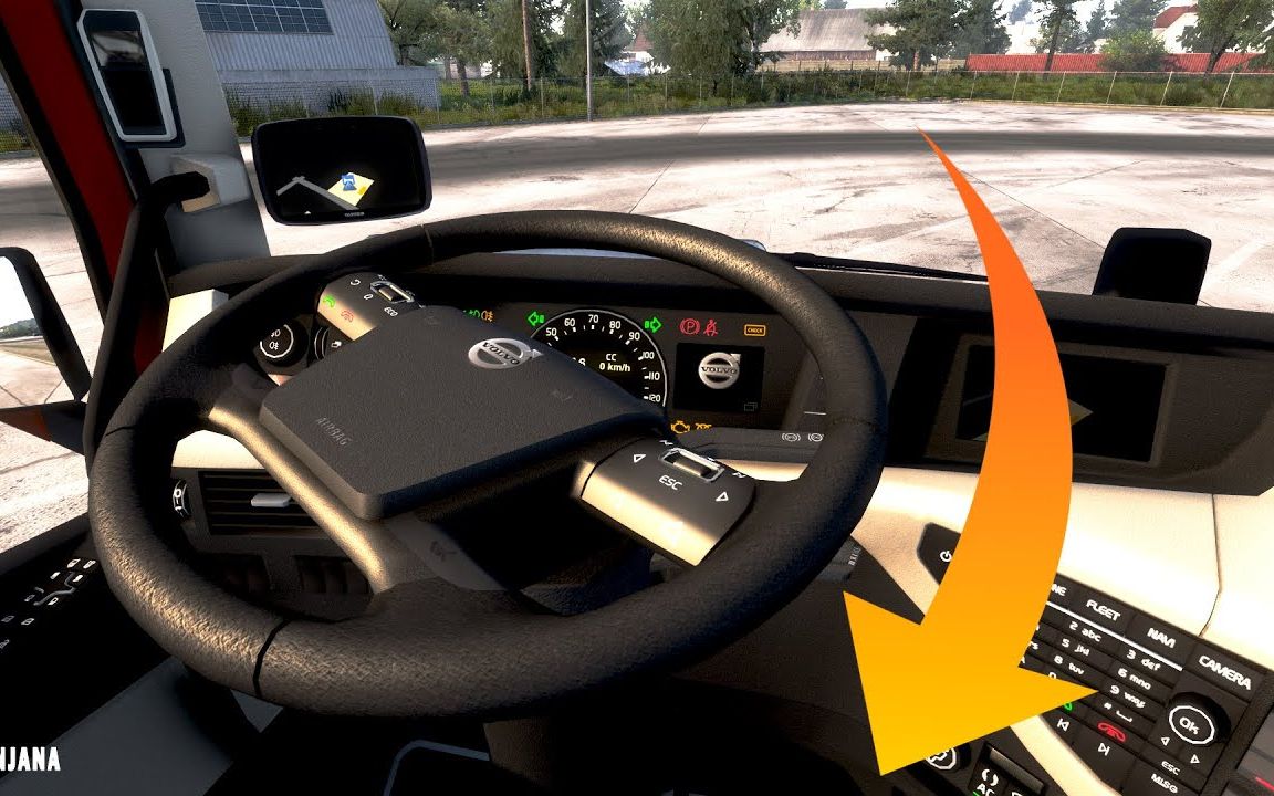 【youtube】欧卡2mod_沃尔沃fh 2012动态方向盘|ets2 mods v1.