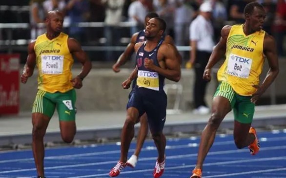 博尔特在赛前说:"如果泰森盖伊能够跑进9.40,那我只能望而却步"‖2009