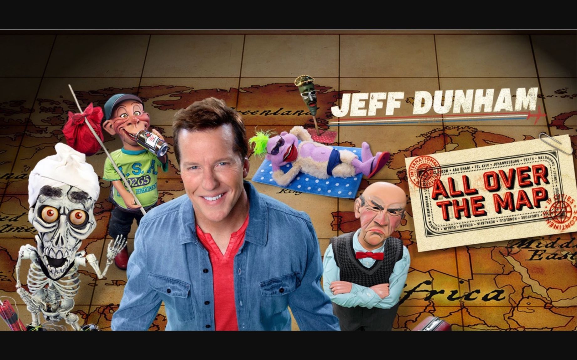 [图]【HBO】单口喜剧 杰夫·邓纳姆：浪遍全球 [加长版] Jeff Dunham All Over The Map (2014)