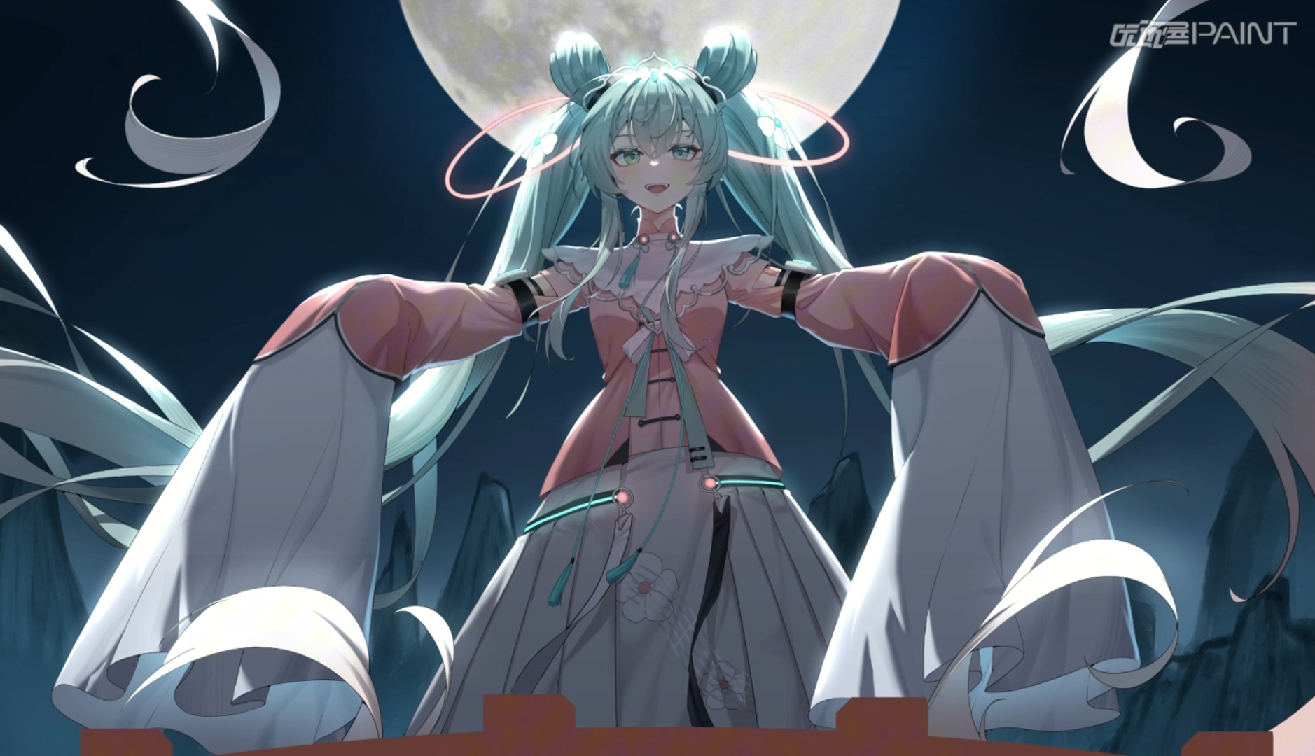 [图]【初音未来绘画】在月光下