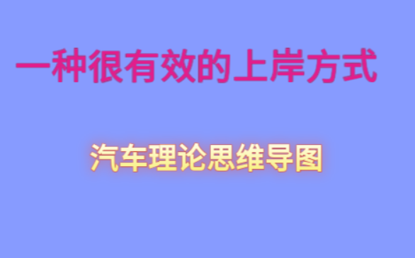 【汽车理论】第四章思维导图看完就上岸的课哔哩哔哩bilibili