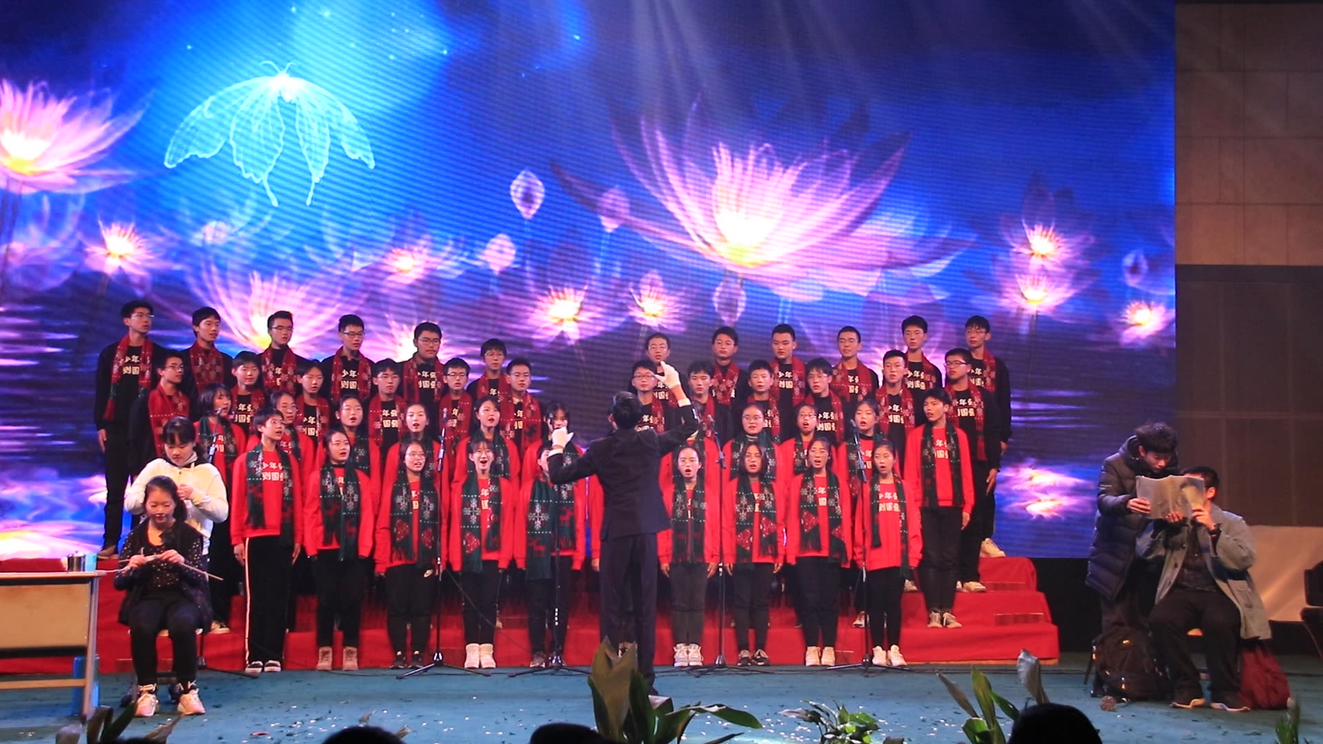 江阴高中2020元旦晚会——大合唱《当你老了》