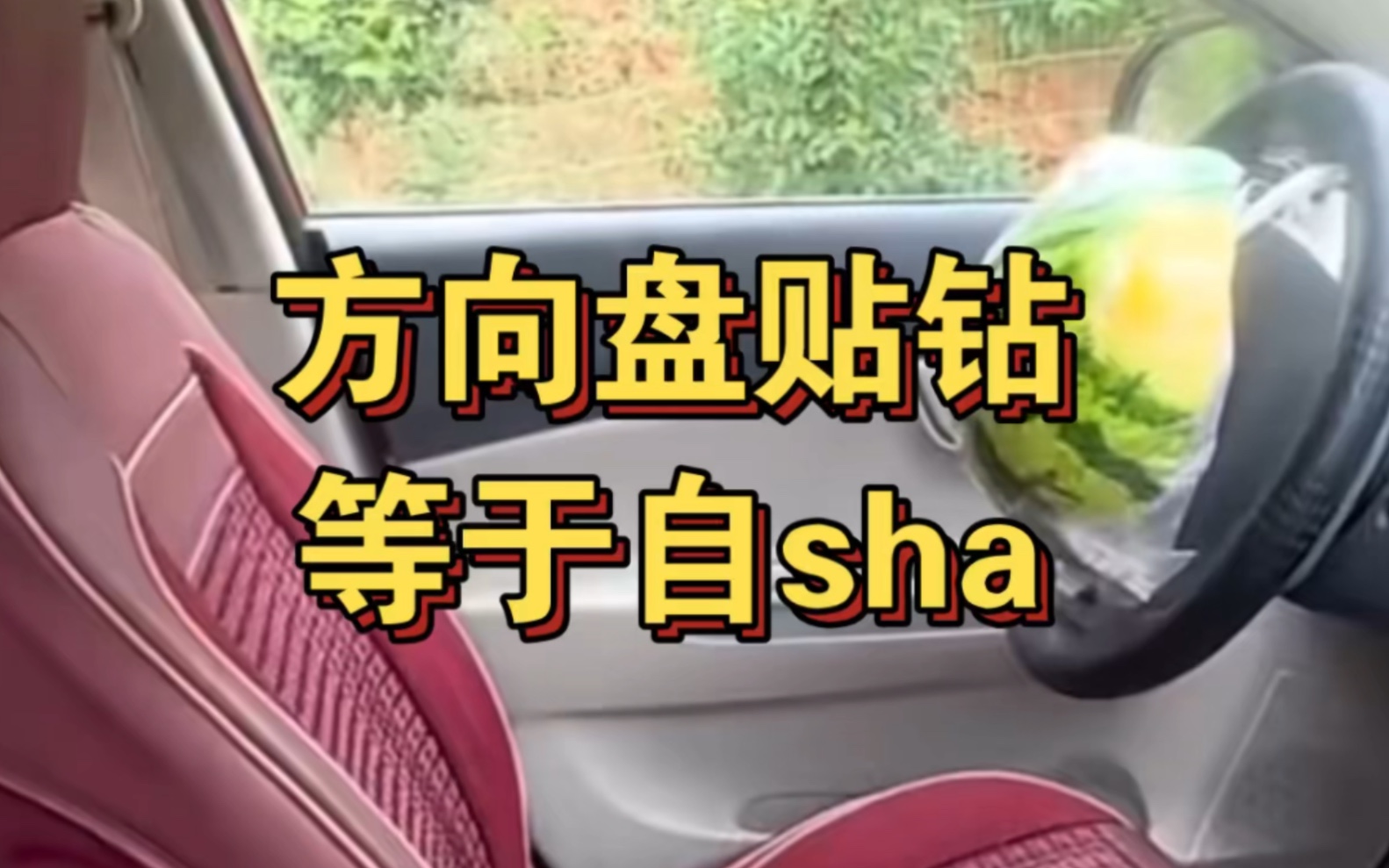 方向盘贴钻等于自sha…哔哩哔哩bilibili