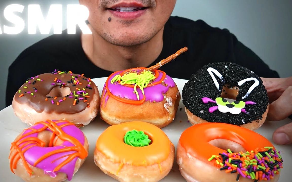 [图]☆ Hangry Mole ☆ Krispy Kreme万圣节甜甜圈组合 食音咀嚼音