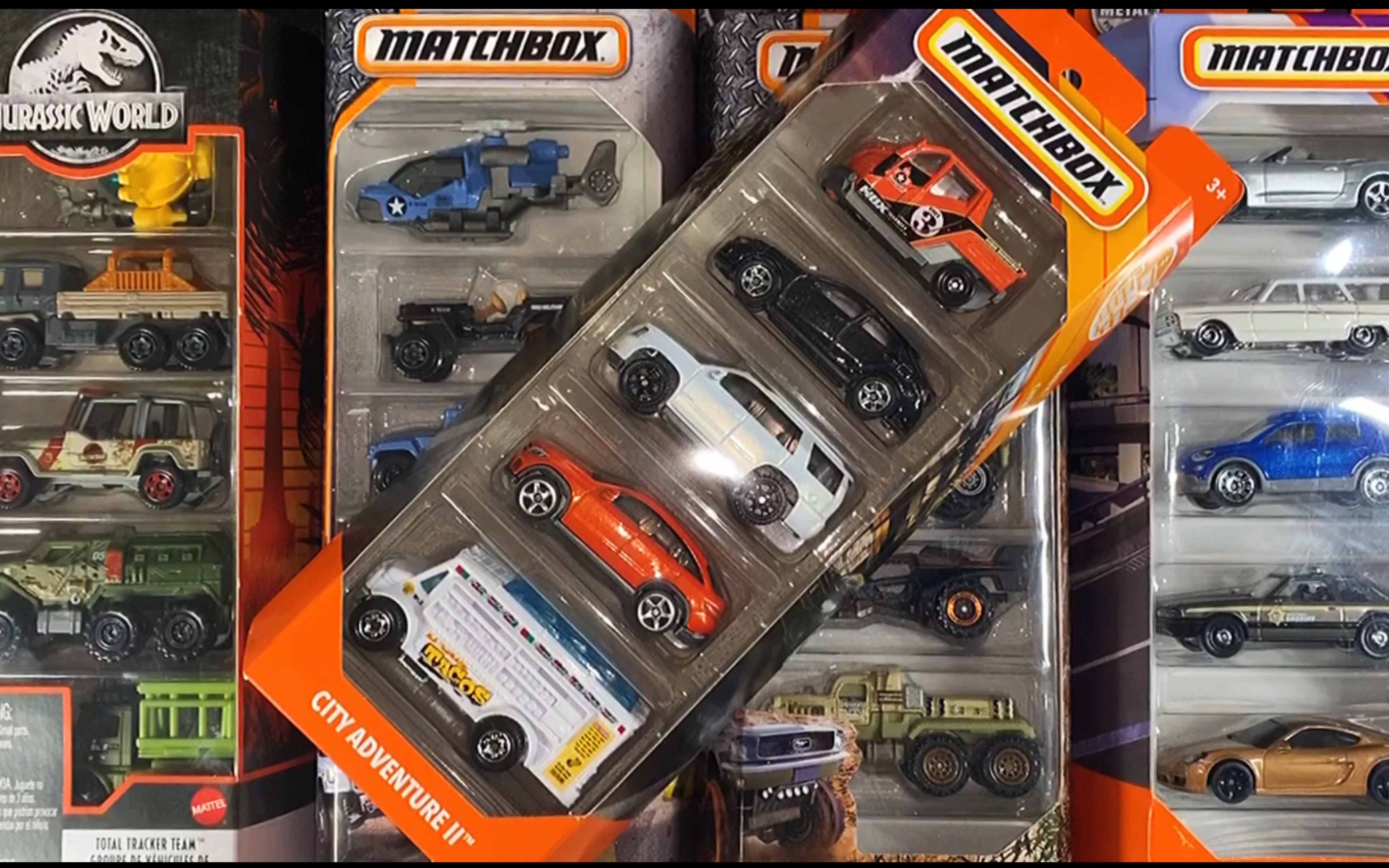 【火柴盒matchbox5连包】新货老货一起开箱!火柴盒侏罗纪公园…