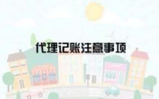 代理记账注意事项哔哩哔哩bilibili