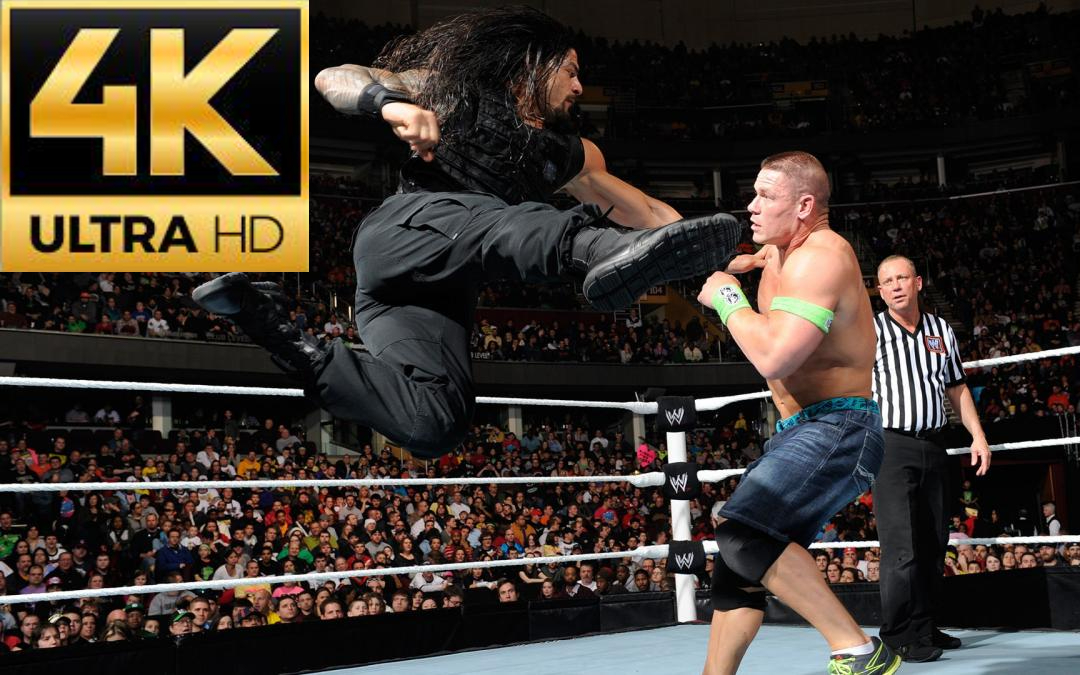 活动  wwe超清4k汇编部落酋长roman reigns罗门伦斯的精彩超人飞拳