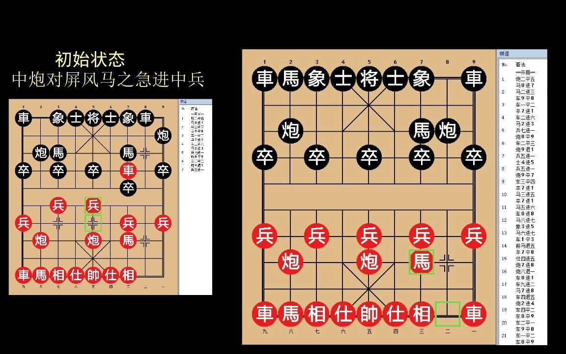 [图]象棋电脑软件开局棋谱