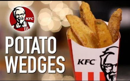 DIY KFC Potato Wedges 自制KFC炸薯角哔哩哔哩bilibili