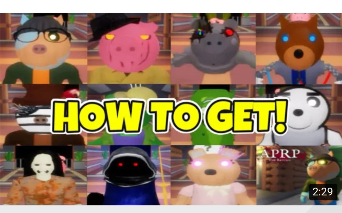 如何在aprpdemo获得所有旧徽章皮肤所有跳杀robloxpiggy