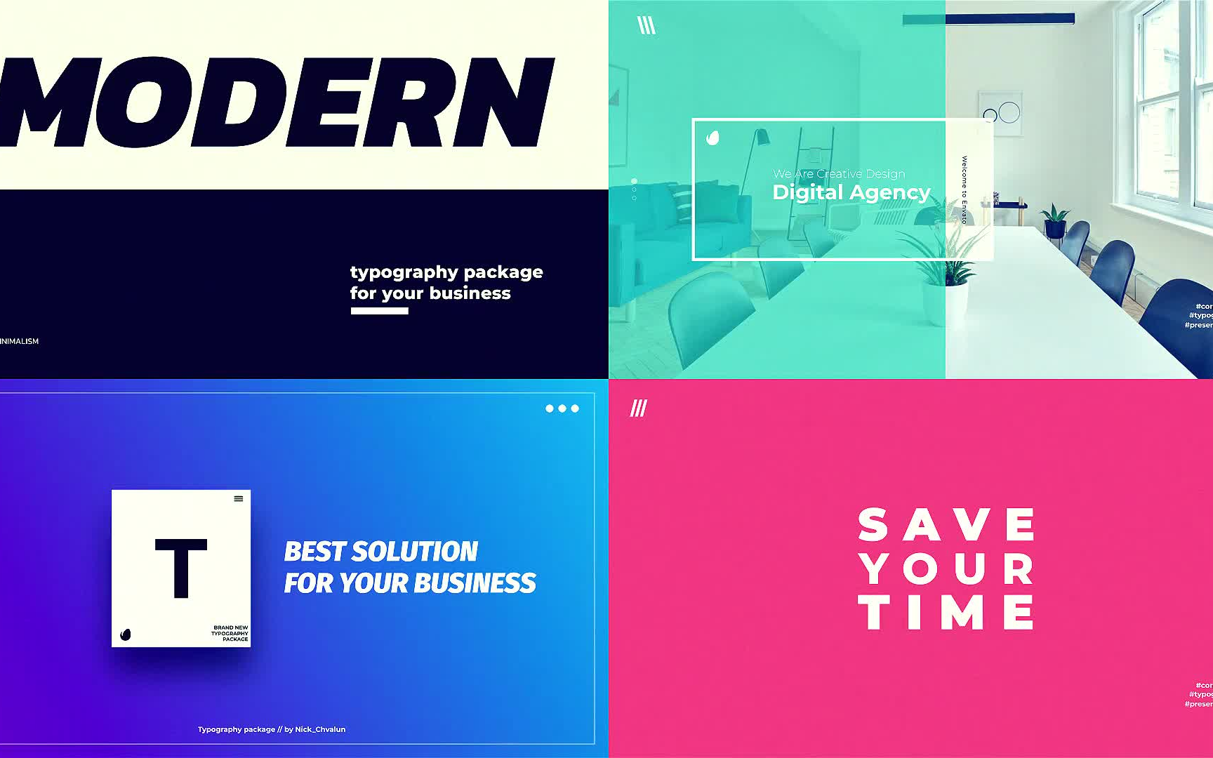 ae模板-50套艺术海报封面模板动态艺术排版模板产品促销视频模板人物