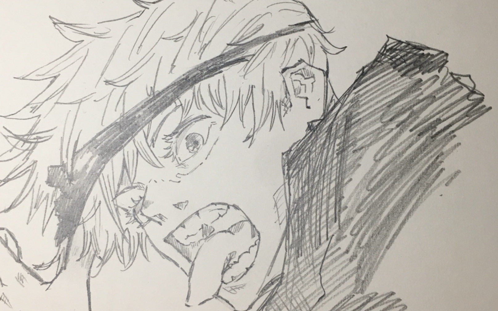 【咒术回战】无草稿画一个五条悟