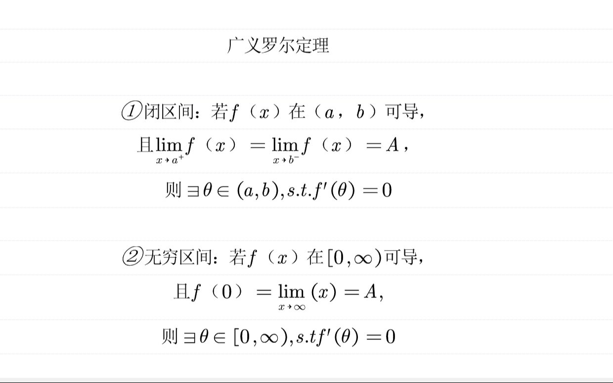 【高等数学】广义罗尔定理的证明哔哩哔哩bilibili