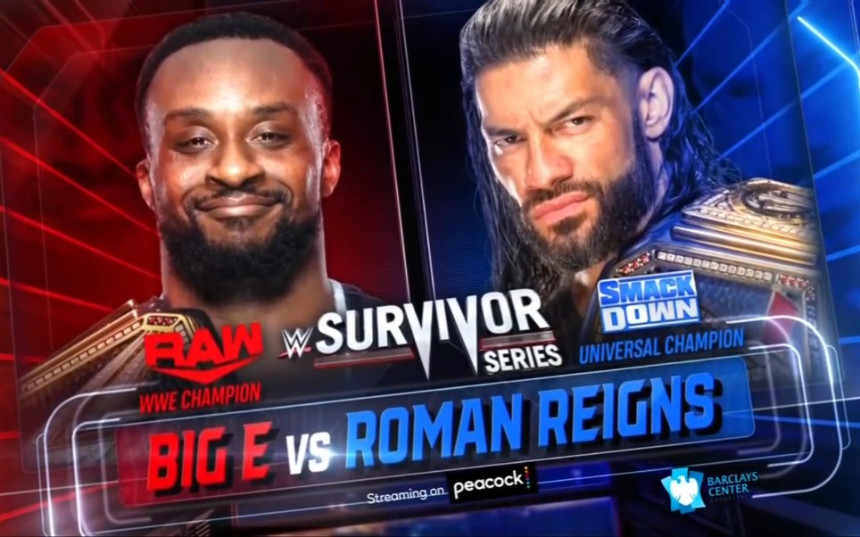 【wwe2021幸存者大赛】罗曼大酋长vs冠军大e,冠军vs冠军赛.