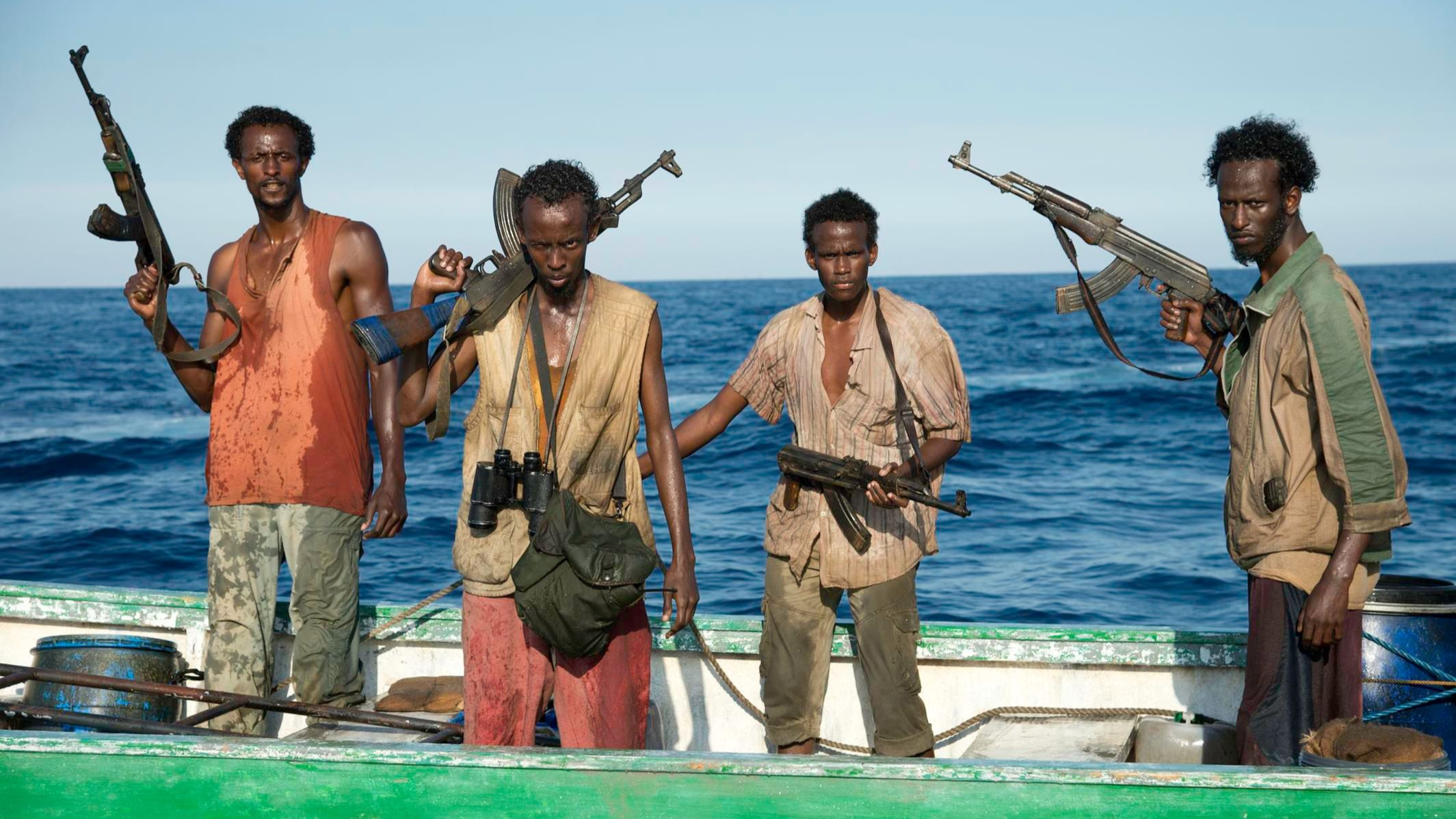 索马里截船部分紧张感直击人心,对海盗们细致而深入的刻画让人难忘
