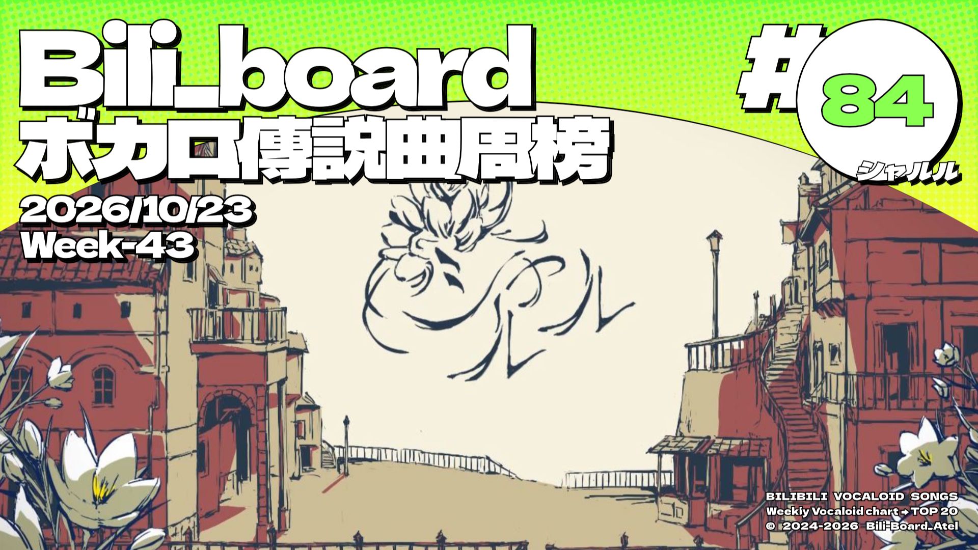 Bili_Board术力口传说曲周榜第84期2026年10月23日第43周