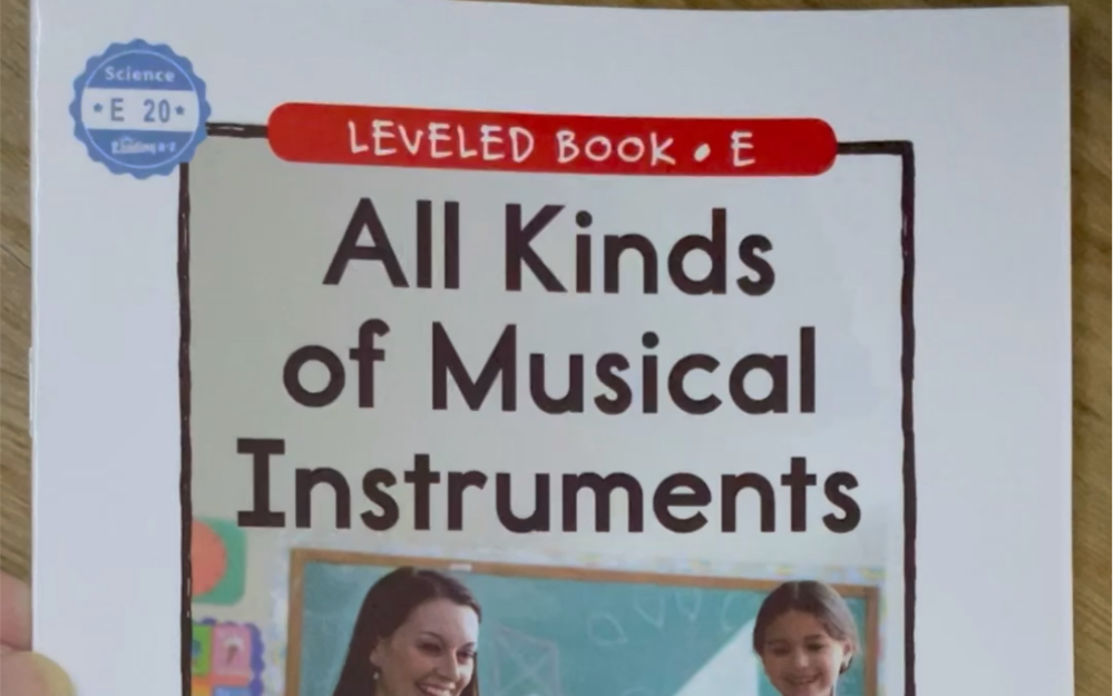 [图]少儿英语RAZ分级阅读E 20 All kinds of musical instruments 各种各样的乐器