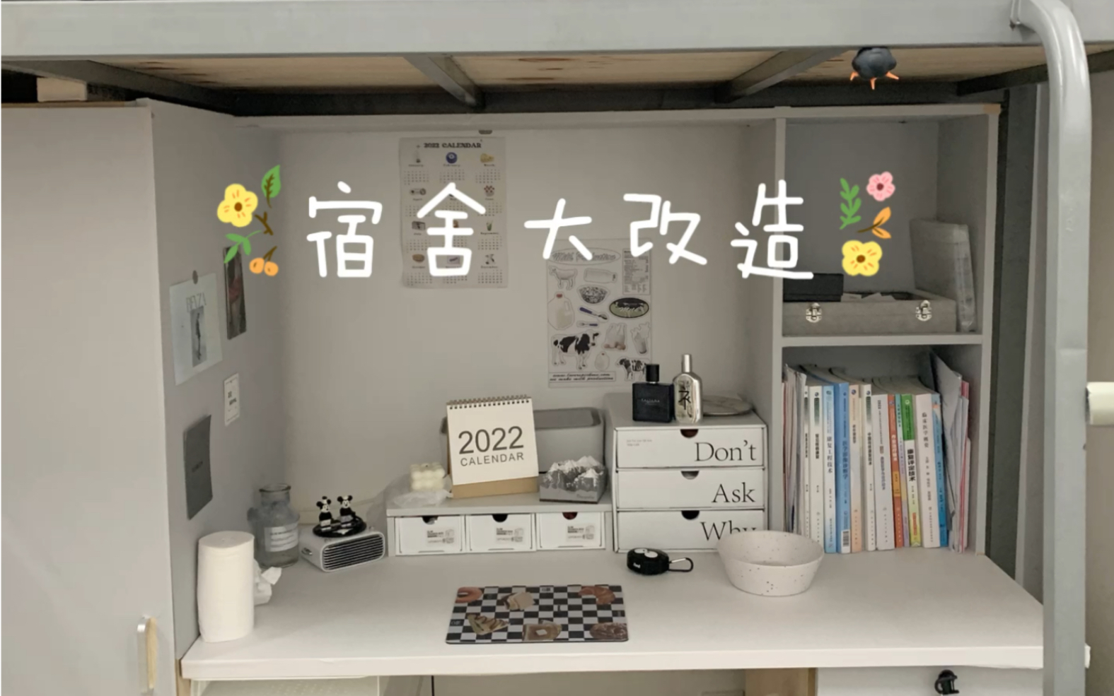 宿舍大改造 最后一张也太绝了 你觉得改造成功了吗