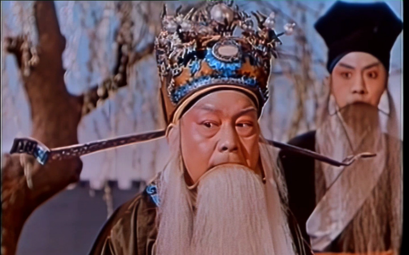 京剧徐策跑城一见奴才咬牙恨周信芳先生高清修复自配念白字幕