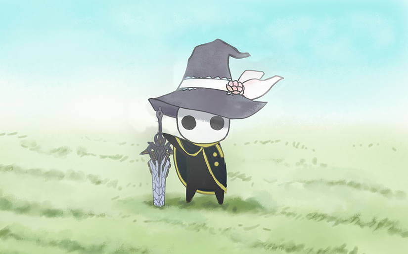 空洞骑士末日时世界上最幸福的小骑士珂朵莉同人皮肤展示视频