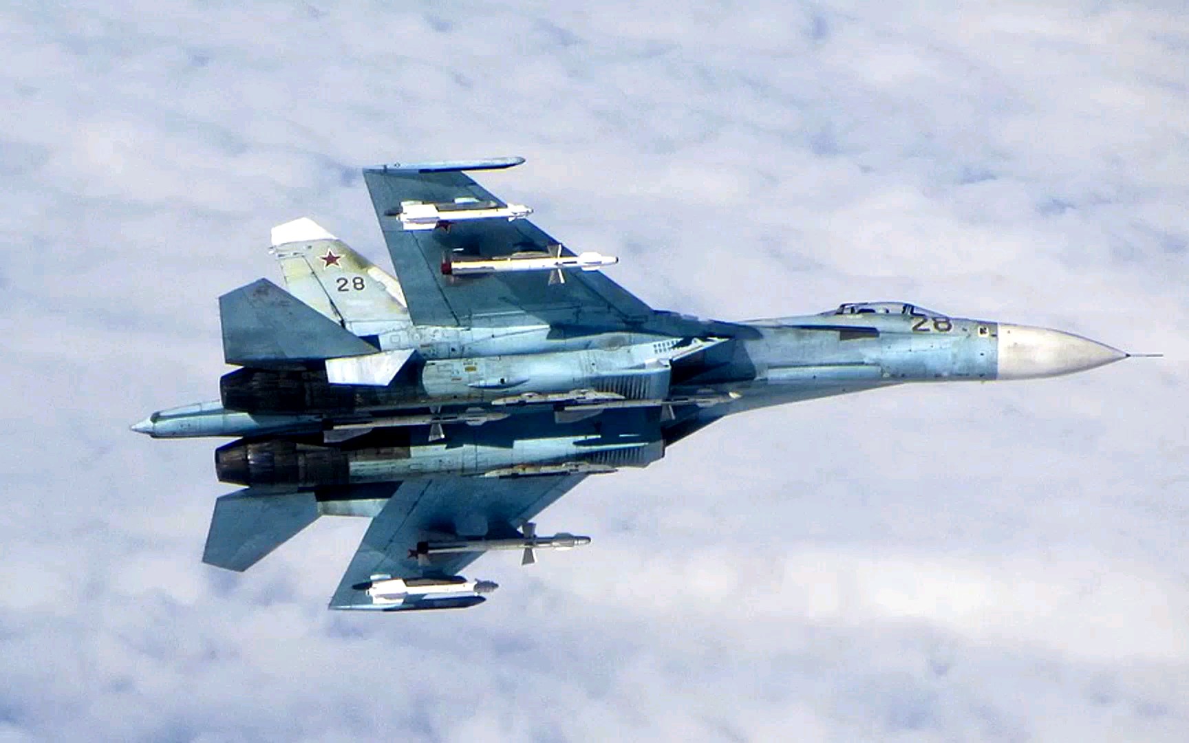 苏联空军苏霍伊 苏-27"侧卫b"战斗机模型制作 三色迷彩涂装