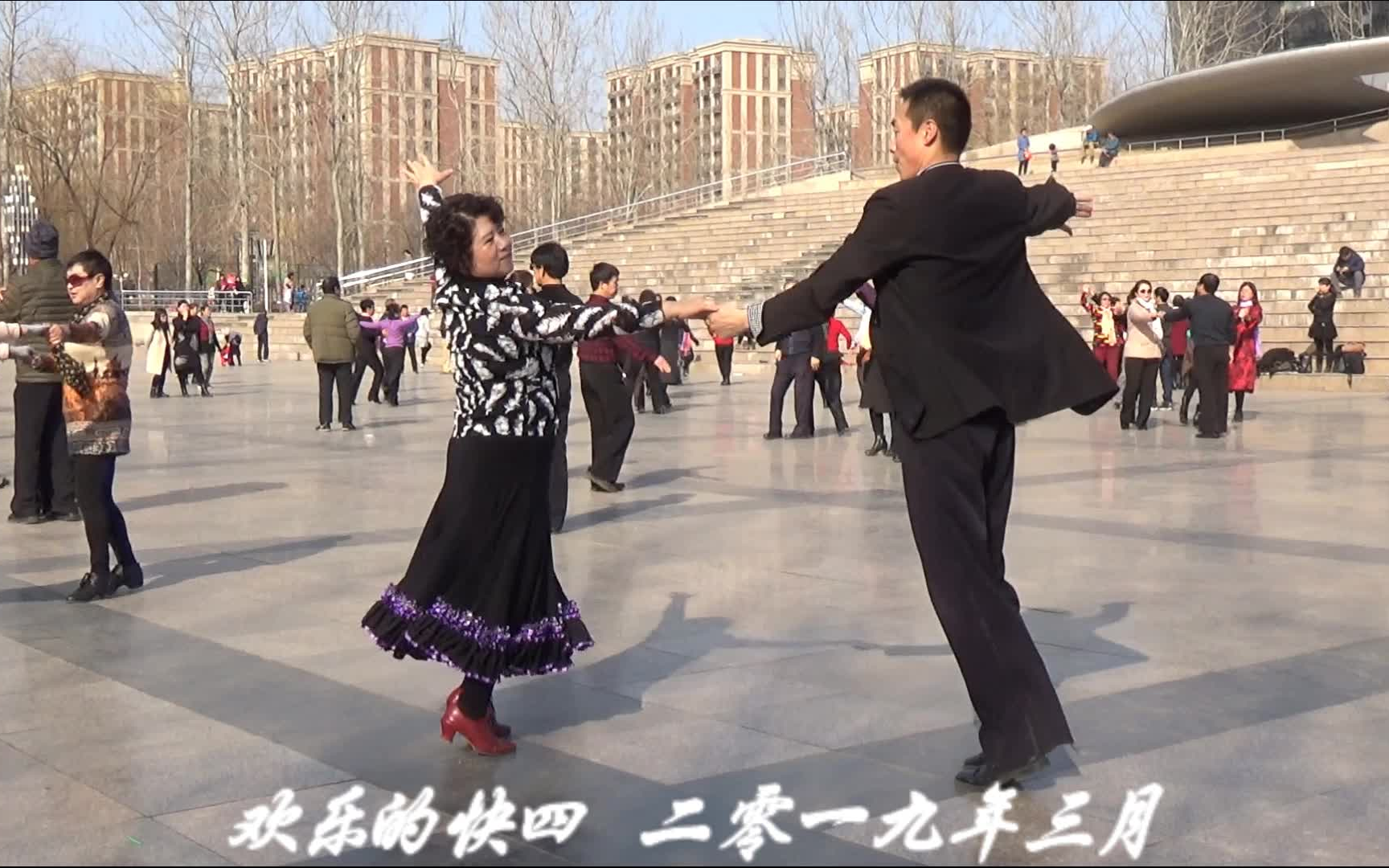 [图]【交谊舞 快四步】19017 欢乐的快四 李宝平表演 李宝平交谊舞 王鹏制作