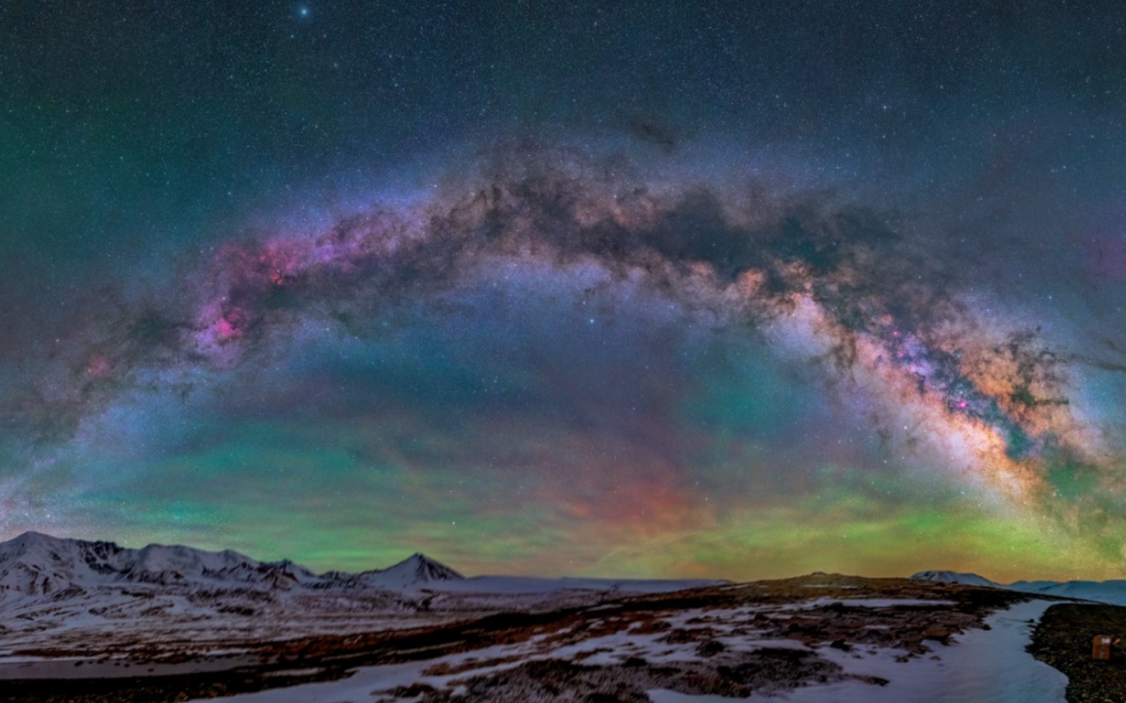 银河拱桥处理流程.当然拉插件很重要.