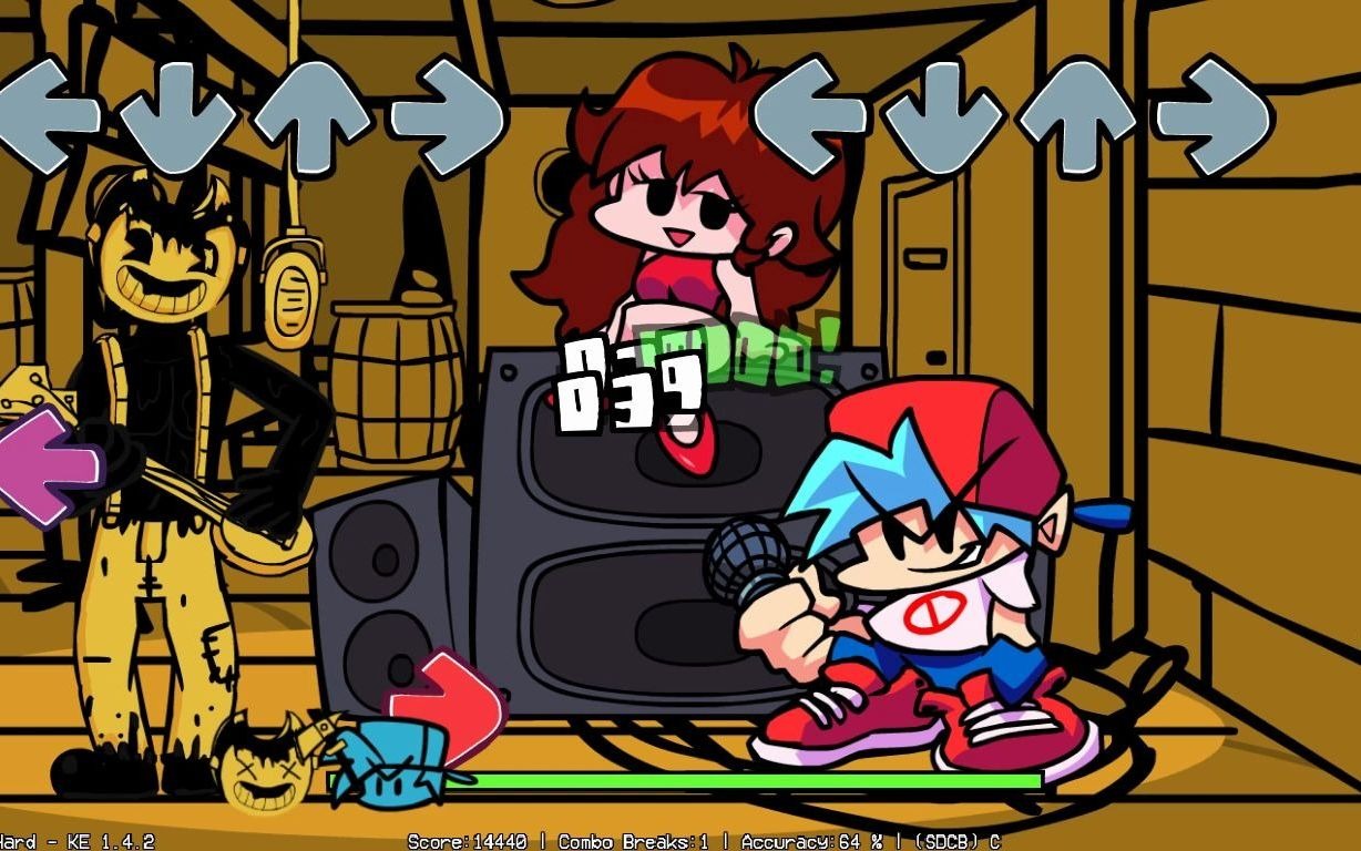 fnf黑色星期五之夜bf的墨水机器_音游热门视频